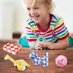 Ganowo goody bag fidget snake cube twist toy for kids events