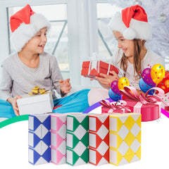 Ganowo random colors snake cube twist pack with varied colors for travel and play
