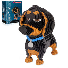GaoDeBuChou Dachshund 3D puzzle assembly for model builders and collectors.