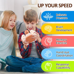 GAPER GO fast push game light-up version offers a playful visual cue during busy days.