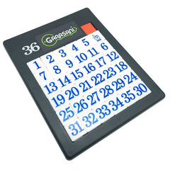 GARASANI 35-number slide puzzle with tiles spread for a challenging brain teaser
