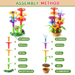 Garbo Star child playing with stem toy supports fine motor skills.