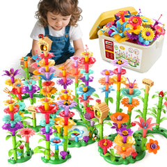 Garbo Star flower building toy pieces for girls encourage imaginative play and creativity.