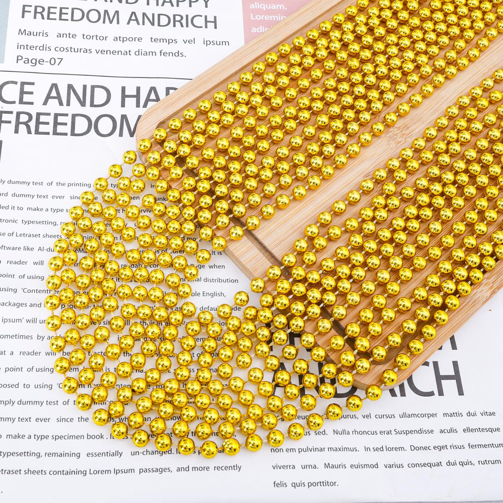 Garma Mardi Gras beads St. Patrick's décor for Irish celebrations.