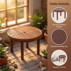 Garneck easy setup for instant dollhouse dining or kitchen layouts.