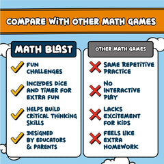 Gartana Games Math Blast battle mode for competitive math challenges with friends.