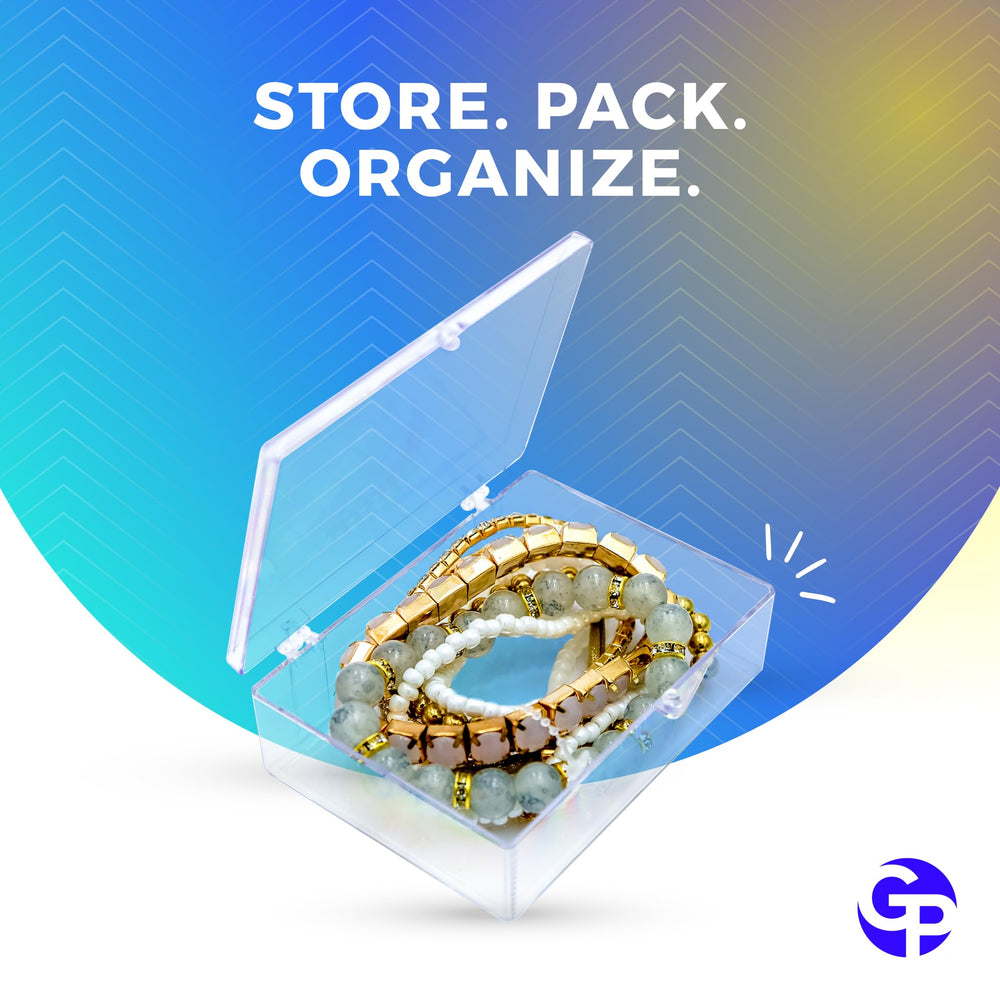 Gary Plastic Packaging craft organizer box for beads and scrapbooking pieces.