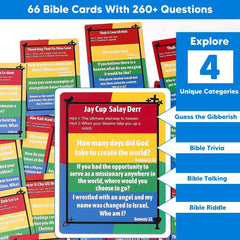 Garybank 260+ questions flash cards for engaging Bible study and discussion.