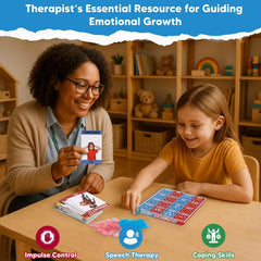Garybank Emotion Bingo supports play-based learning in autism-friendly environments.