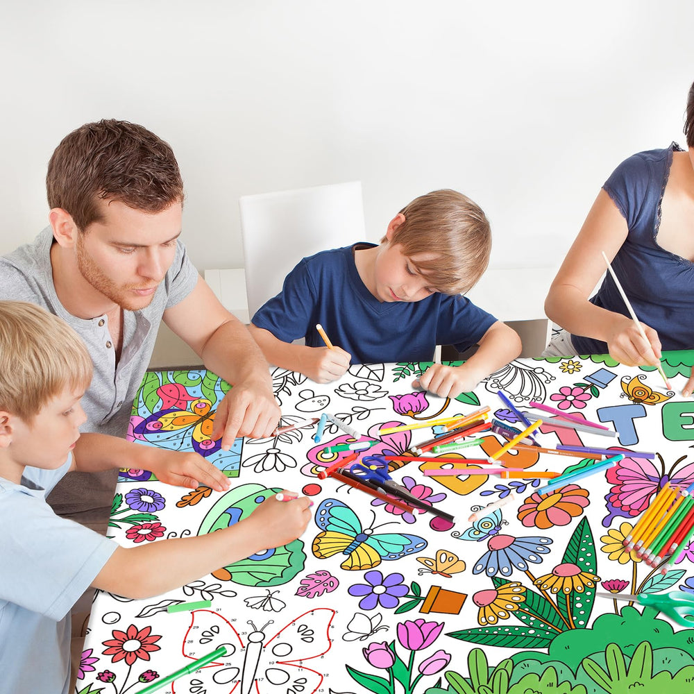 Gatherfun birthday poster doubles as a table cover and festive décor for events.