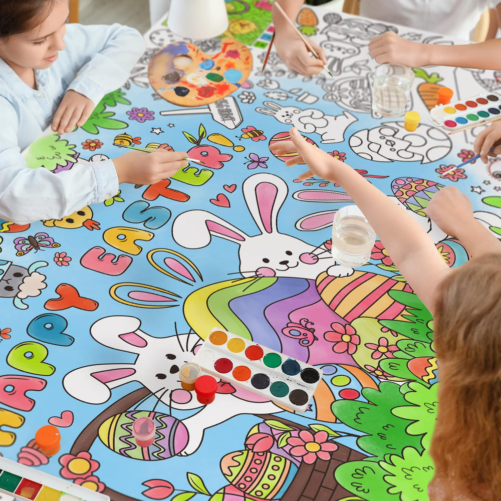 Gatherfun Easter poster with creative games—engages children through varied activities