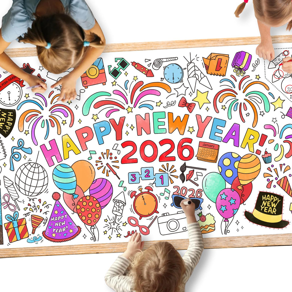 Gatherfun giant coloring poster on classroom wall inviting collaborative coloring and wall decoration