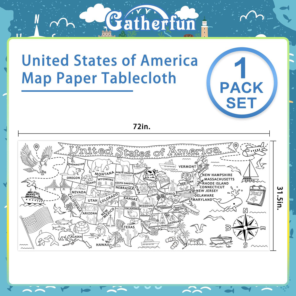 Gatherfun premium white kraft coloring poster stays durable for smear-free art sessions