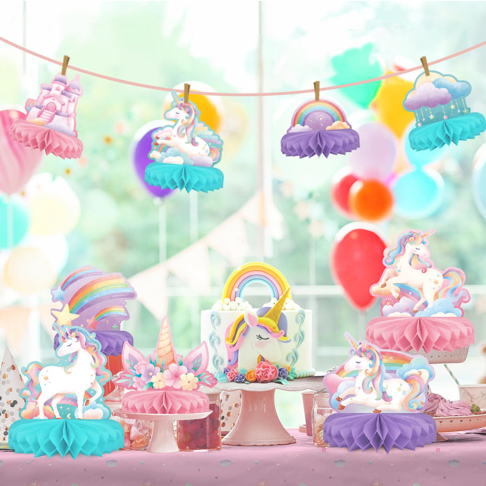 Gatherfun rainbow table decorations brightening the celebration