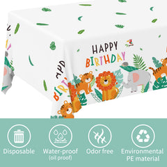 Gatherfun safari party scene promotes cohesive jungle decor and hassle-free hosting.