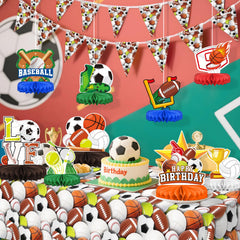Gatherfun sports honeycomb table decor adds color to festive tables