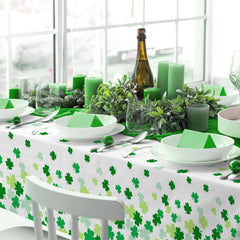 Gatherfun St Patrick's Day tablecloth 3-pack simplifies hosting with coordinated decor