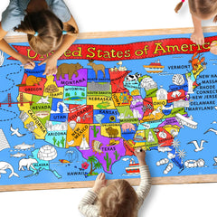 Gatherfun USA coloring map giant poster offers a broad classroom canvas for group coloring