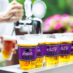Gatherfun vibrant graduation cups elevate decor and guest experience