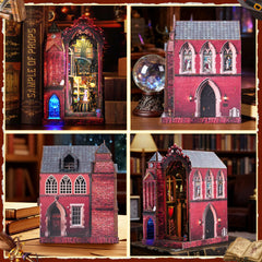 GATTLELIC Book Nook Kit phoenix reveal via gears adds whimsy to space.