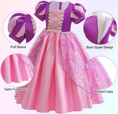 G.C Princess dress up set with elastic fit for ages 3–10