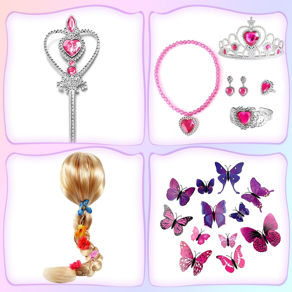 G.C Princess dress set shown at party or photo shoot scenarios