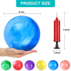 GCQJOQ marble bouncy ball kid play indoors with colorful design.
