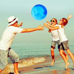 GCQJOQ marble ball 15inch red blue inflating scene for easy setup.
