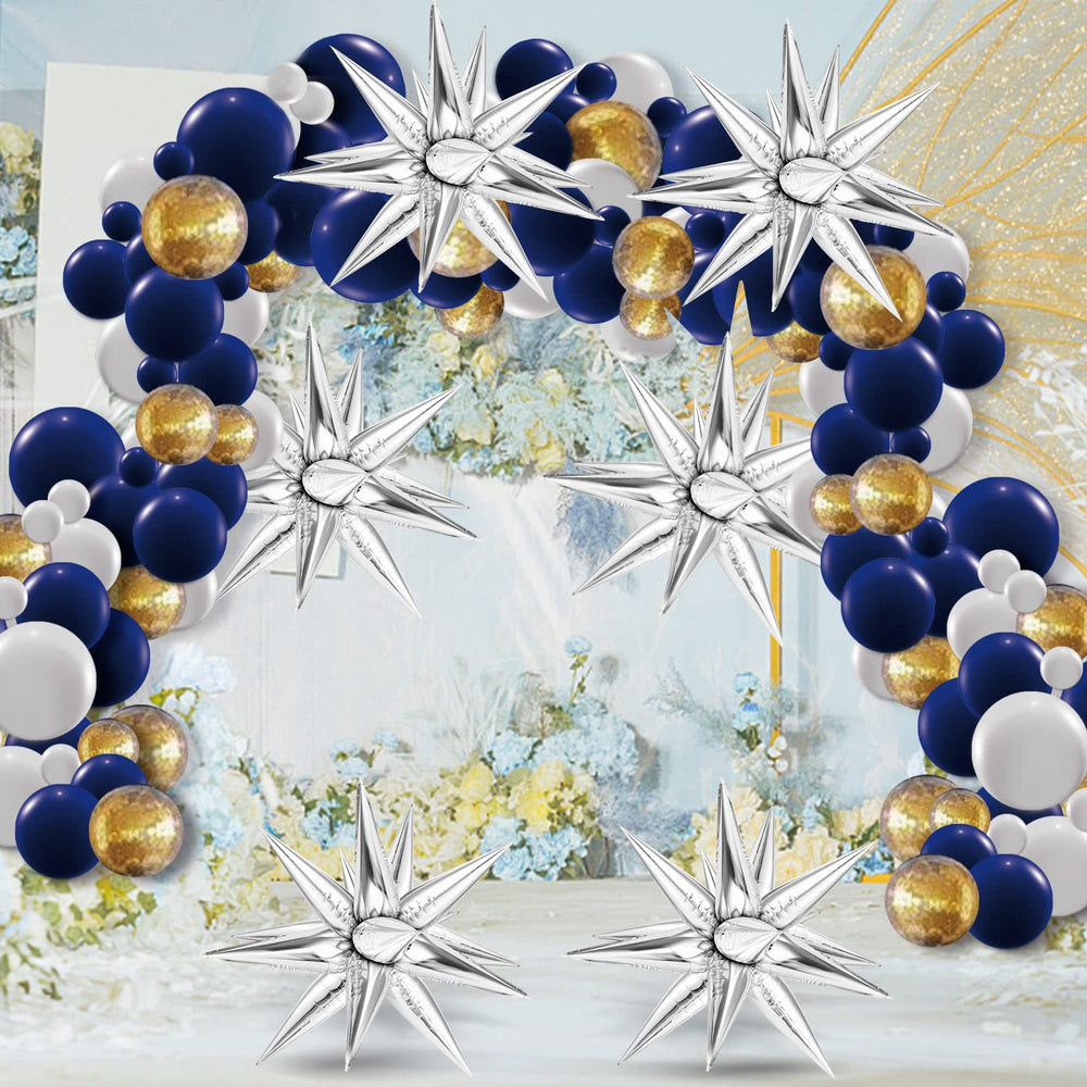 GCTWFYK 12-point cone balloons detail adds elegant metallic shine to any party