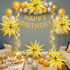 GCTWFYK foil balloons with shiny finish for long-lasting color and glow.