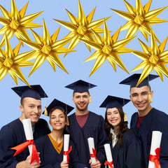 GCTWFYK party favors or home decor star balloons with festive shine.