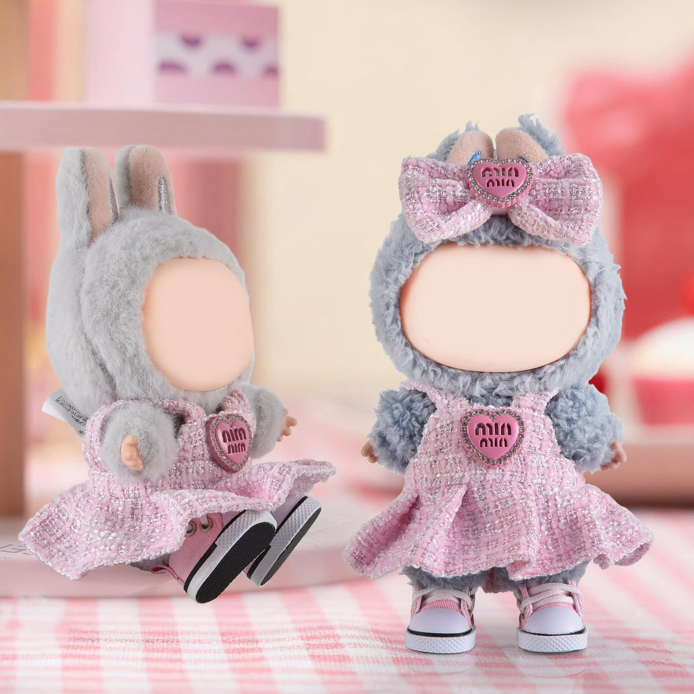 GDLSYLGHY Labubu pink canvas shoes designed for quick wear and swap.