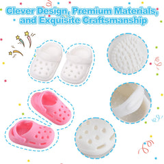 GDLSYLGHY two-pack doll shoes shown together for Labubu outfits and play