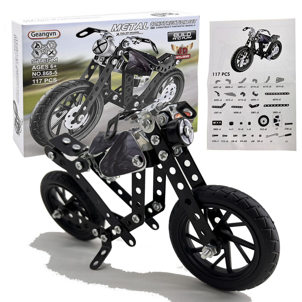 Geangvn completed motorcycle model ready for display or collection.