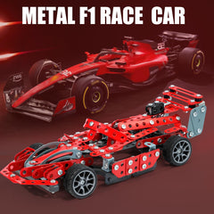 Geangvn metal model car kit display-ready build for shelves.