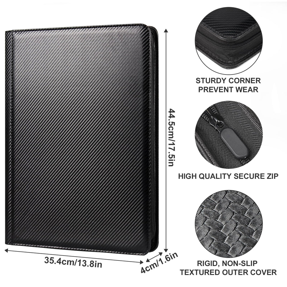 GEAoffice side-loading pockets enable easy card insertion and reduce spills.