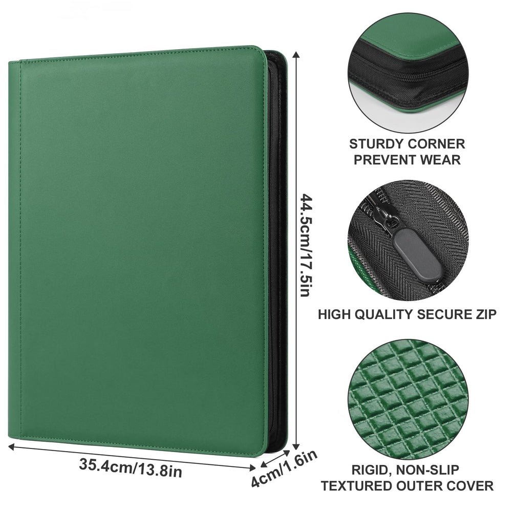 GEAoffice zipper closure keeps cards secure during transport.