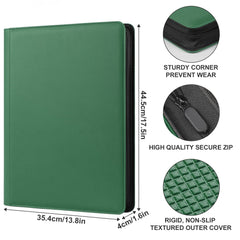 GEAoffice zipper closure keeps cards secure during transport.