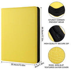 GEAoffice water-resistant zipper closure keeps cards secure during transport
