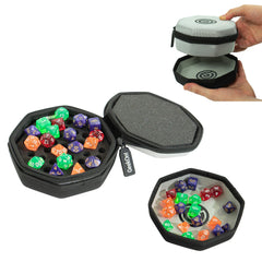 GEEKON protective padded dice case protects dice during transport and storage