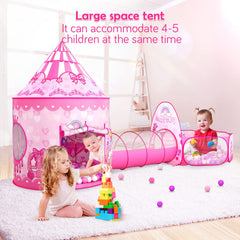 GeerWest 3-in-1 Playhouse combines tent, tunnel, and pit for versatile fun.
