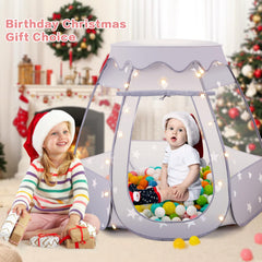 GeerWest 43-inch ball pit space provides a cozy toddler area.