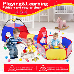 GeerWest ball pit with basket hoop encourages active play.