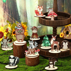 Geetery woodland deer cutout adds charm to tables