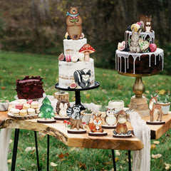 Geetery woodland skunk cutout charming table accents