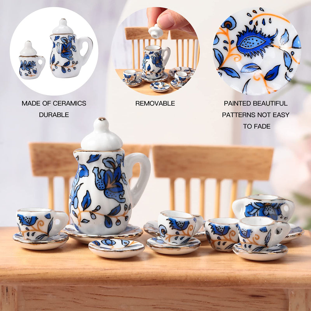 Geiserailie cream and sugar bowls with lids for authentic tea service.