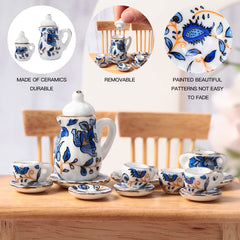Geiserailie cream and sugar bowls with lids for authentic tea service.