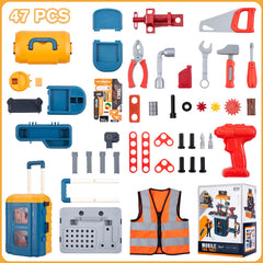 GEIYATOI tool bench 3-in-1 modes show versatile play options
