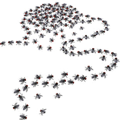 Gejoy 60pcs fake flies pack for easy pranks and party decor