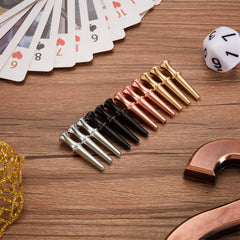 Gejoy pegs on a cribbage board demonstrating easy handling